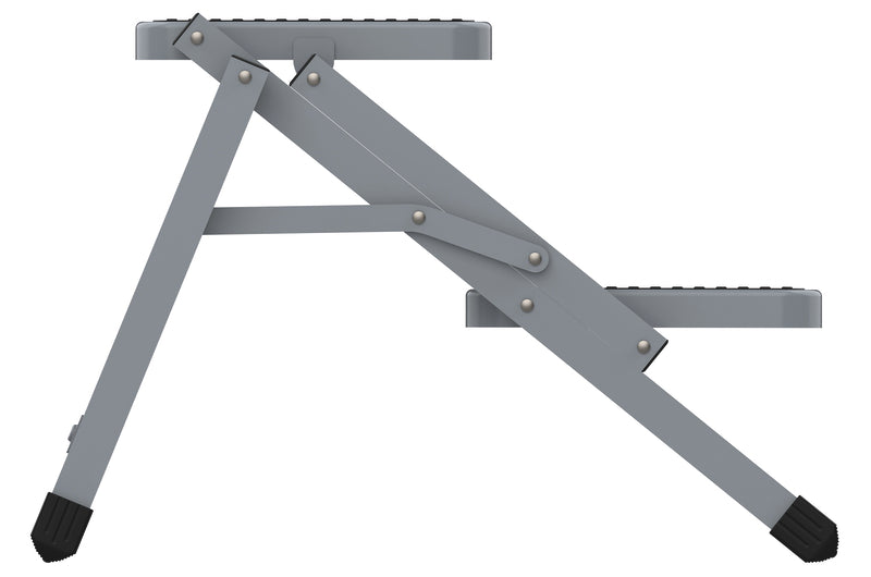 Dubbele trede, D59xB50xH40, tot 150kg, staal, 07x50x81,5cm