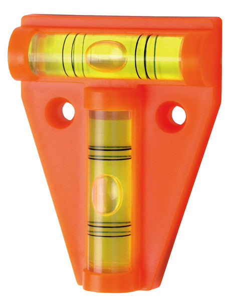 Caravankruis waterpas magnetisch, oranje