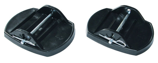 Steunplaten 4 stuks, van kunststof met metalen pen
