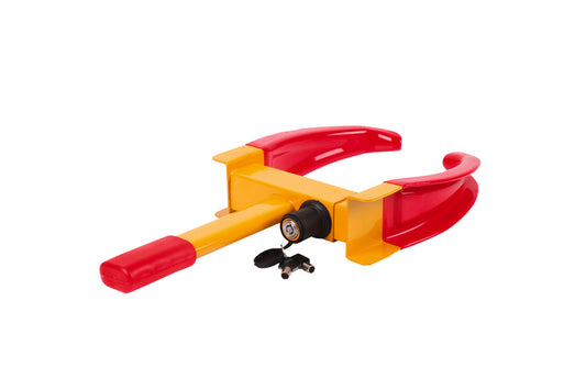Wielklem voor wielen tot 26,5 cm breed, inclusief 2 sleutels