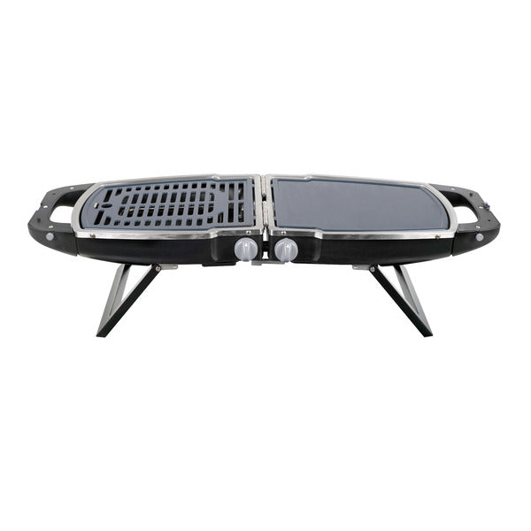 Mariposa - Draagbare gasbarbecue van roestvrij staal 30 mbar