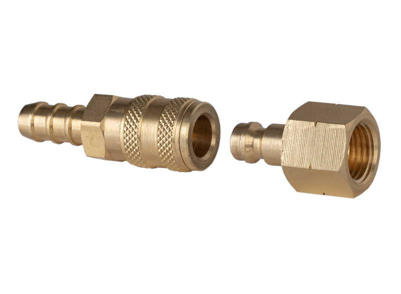Plug-in koppeling 30 mbar - 1 x male, 1 x female aansluitingen