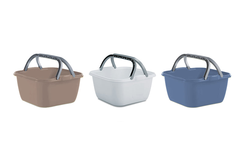 Display met 48 schotels, 13 liter (35 x 35 x 18cm, gesorteerd naar kleur)