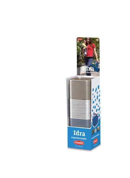 Display met 48 schotels, 13 liter (35 x 35 x 18cm, gesorteerd naar kleur)