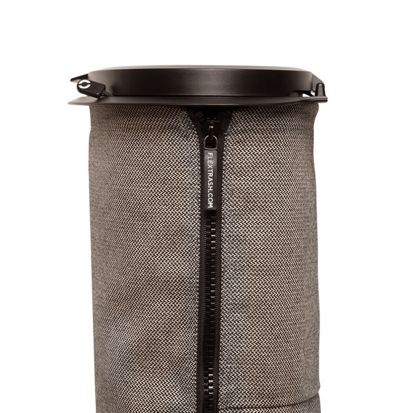Flextrash vuilnisbak, 9 liter, grijs