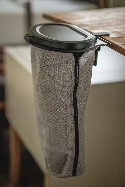 Flextrash vuilnisbak, 9 liter, grijs