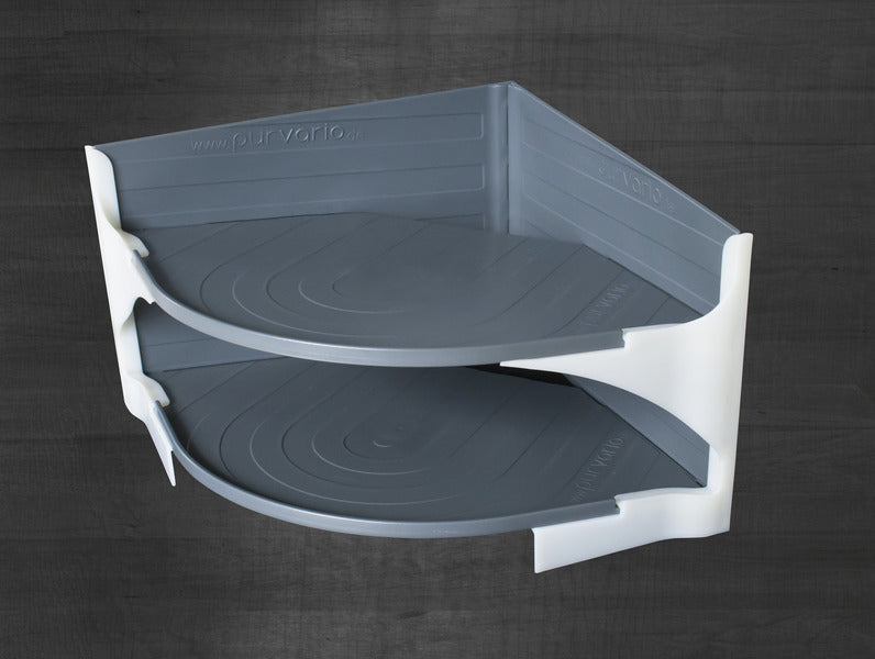 Purvario bordenhouder H15xB23,5xD23,5cm, voorkomt het rammelen van borden