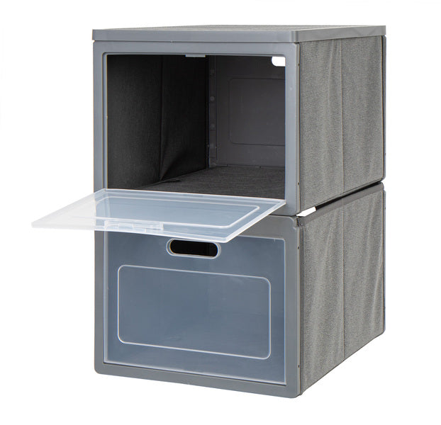 Opvouwbare locker Box 2 - Campinglocker met 2 compartimenten