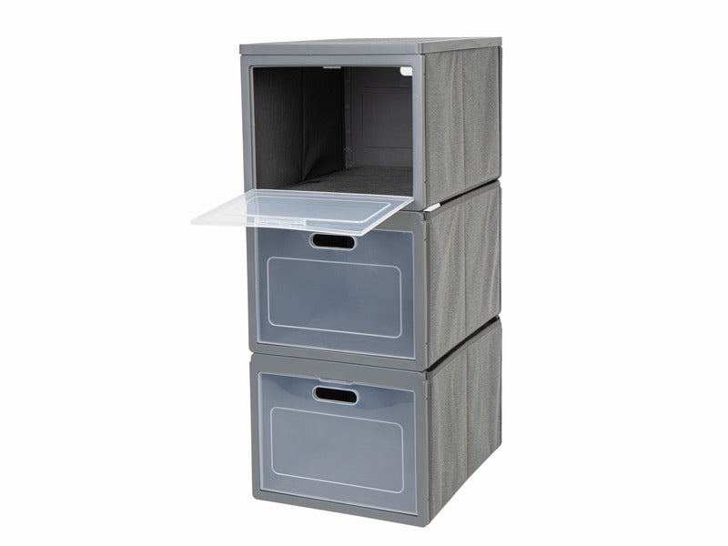 Opvouwbare locker Box 3 - Campinglocker met 3 compartimenten