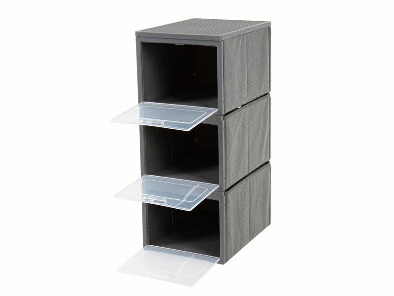 Opvouwbare locker Box 3 - Campinglocker met 3 compartimenten