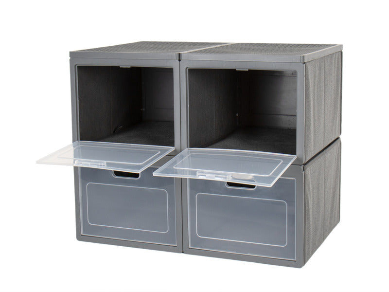 Opvouwbare locker Box 4 - Campinglocker met 4 compartimenten