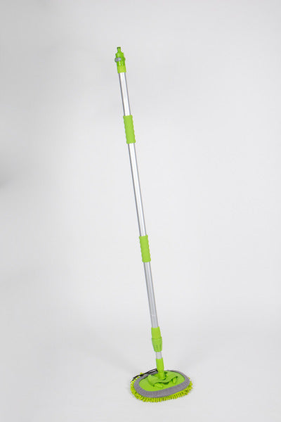 Wasborstel met ronde microvezelkop
