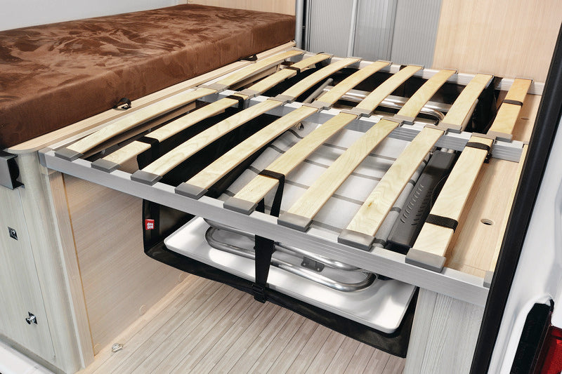 Zoombox 1, De opbergbox onder het bed, Hoogte: 20-38cm, Breedte: 75cm