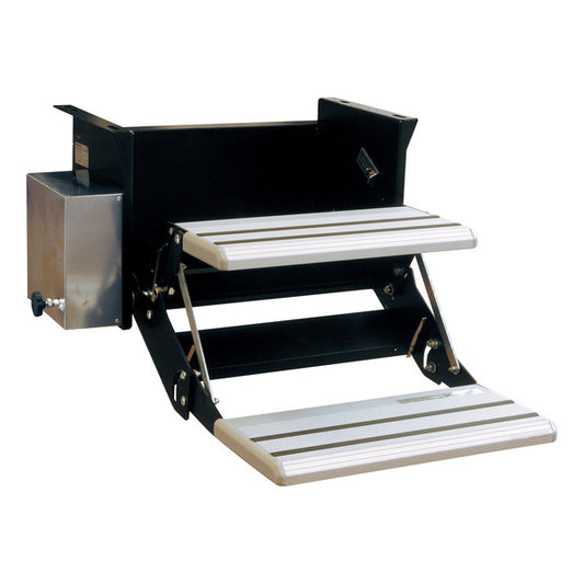 Elektrische dubbele trede, 48 cm breed, voor grote campers