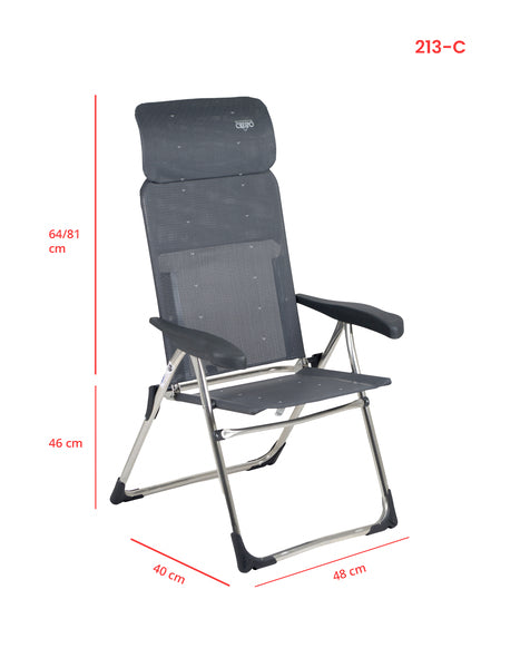 Stuhl AL-213 dunkelgrau