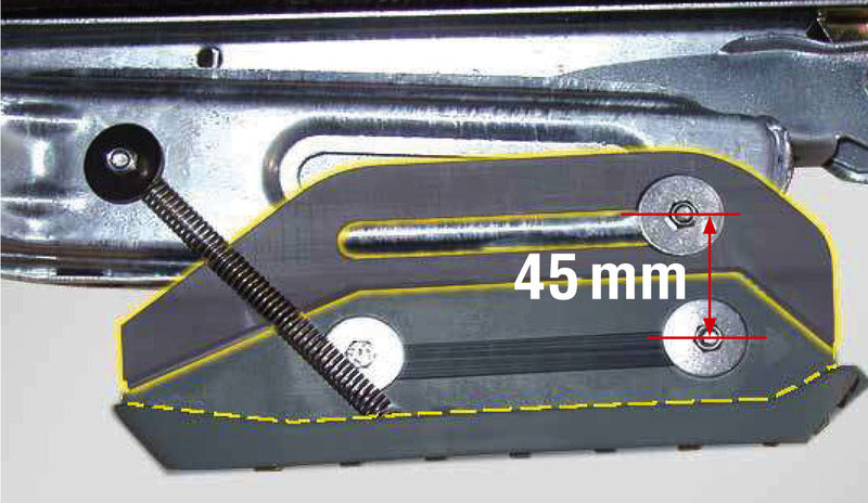 Adapter 45mm voor Big Foot