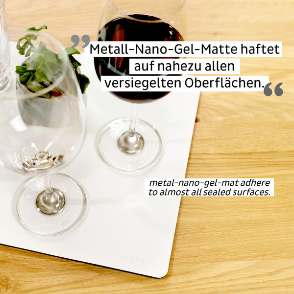 Metalen Nano-Gel Mat - Wit
