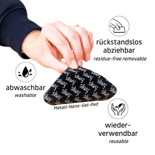 Metalen Nano-Gel Mat - Zwart