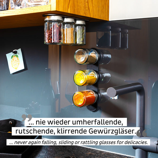 Fine Food Magnetic Glasses Zwart & CLASSY 192 ml
