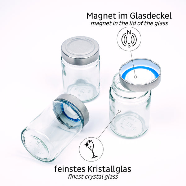 Fine Food Magnetic Glasses Zwart & CLASSY 192 ml