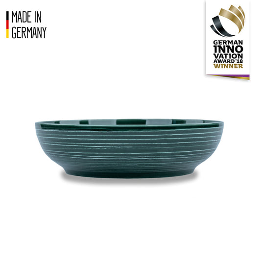 Porseleinen magnetische etensbak - bosgroen