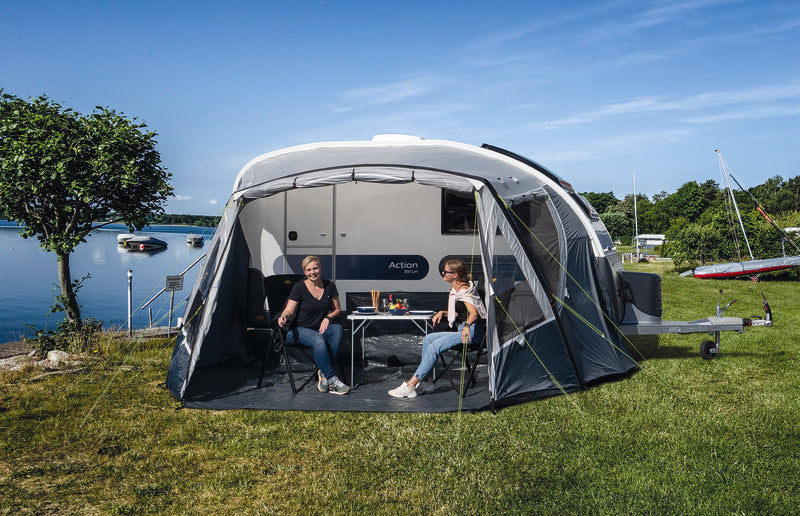 Opblaasbare luifel voor Adria Actie 391