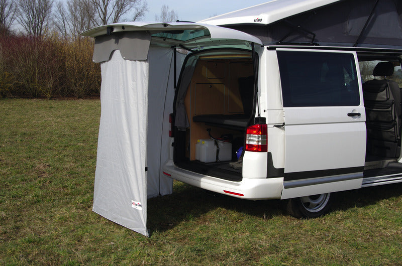 Achtertent INSTANT voor VW T5, lengte 135 x breedte 170/112 x hoogte 195cm