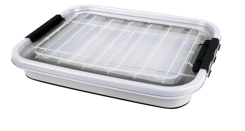Aufbewahrungsbox 30l faltbar Met Deckel en Rollen