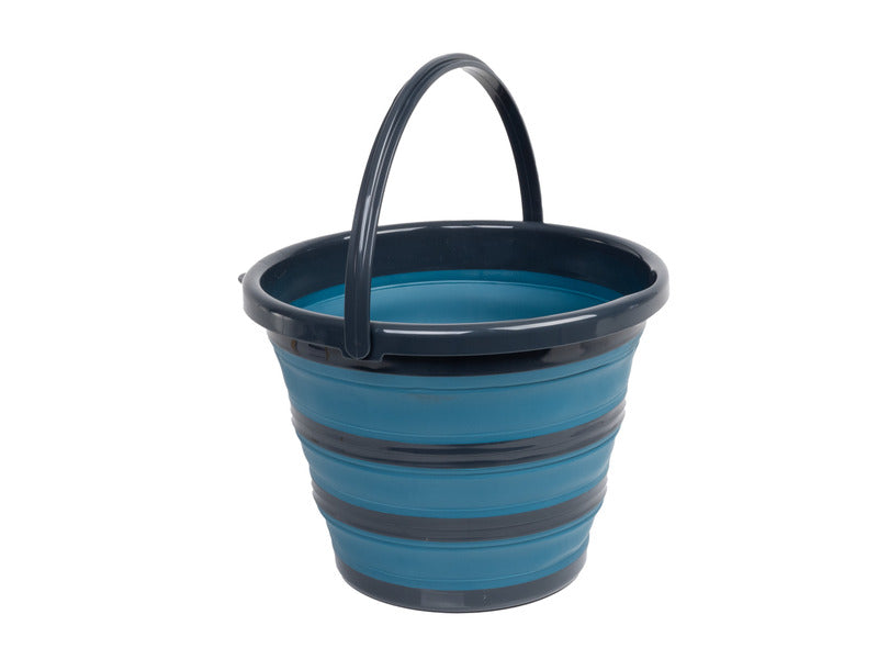 Opvouwbare emmer - benzine / antraciet - 10 l