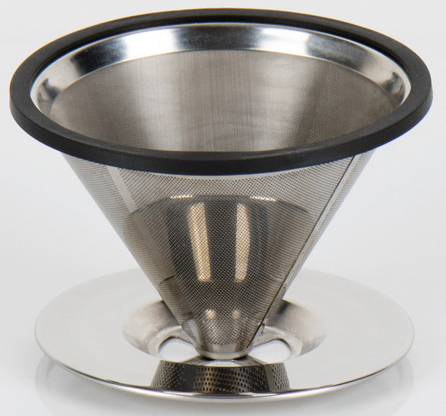 Roestvrijstalen koffiefilter voor 2 kopjes koffie voor 2 kopjes