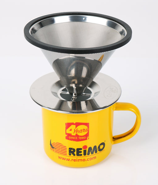 Roestvrijstalen koffiefilter voor 5 kopjes koffie voor 5 kopjes