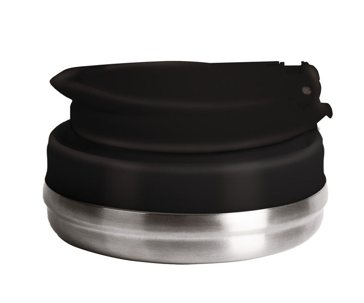 Siliconenketel LOTTA, opvouwbaar, ca.800ml, antraciet, ca.800ml.