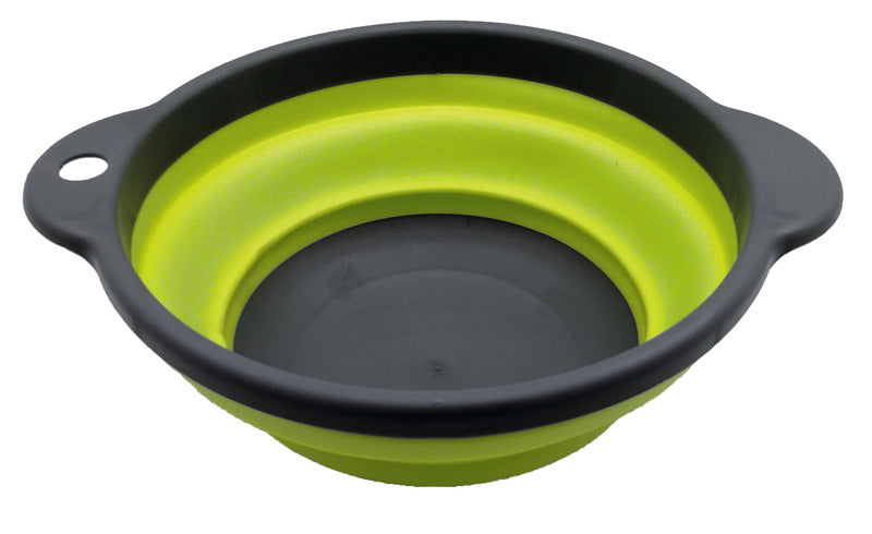 Opvouwbare schaal Ø20cm H3,5/9cm, grijs/benzine