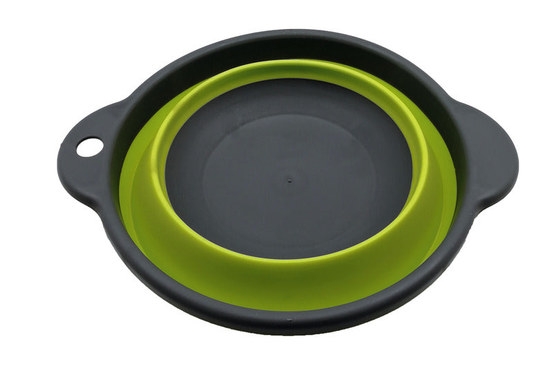 Opvouwbare schaal Ø20cm H3,5/9cm, grijs/benzine