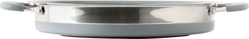 Vulkaan opvouwbare steelpan - 2.6 l - grijs