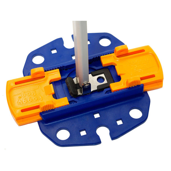 Peggy Peg Fix & Go ankerplaat, 1 set