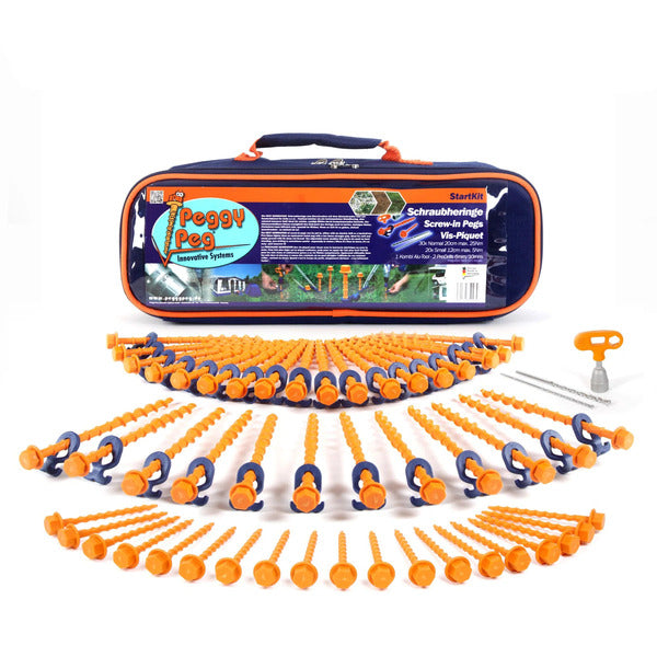 Peggy Peg start kit 30N, 20S combi tool met alu-adapter, PreDrills