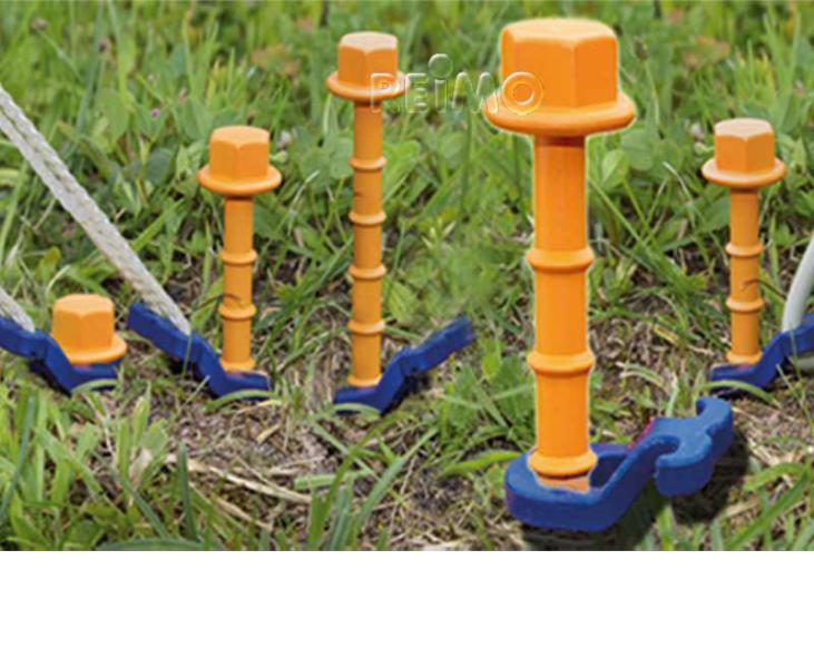 Peggy Peg schroefharing normaal, set van 12 stuk