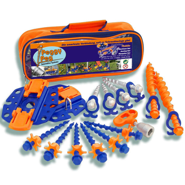 Peggy Peg Fix & Go Peg & Stop, ter bevestiging van luifels
