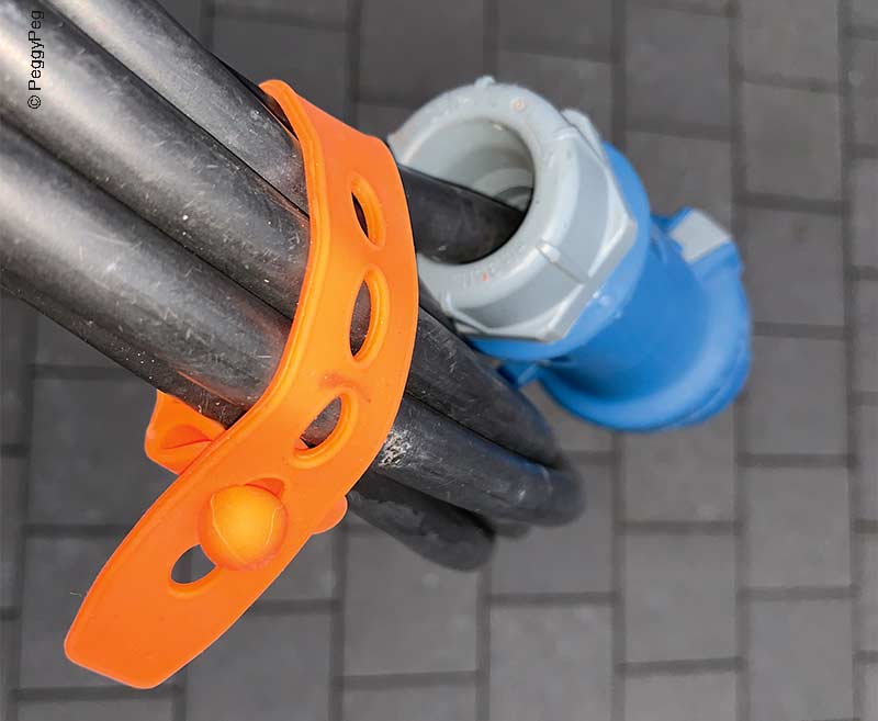 Peggy Peg Silicone Strap 4 Stuks.
