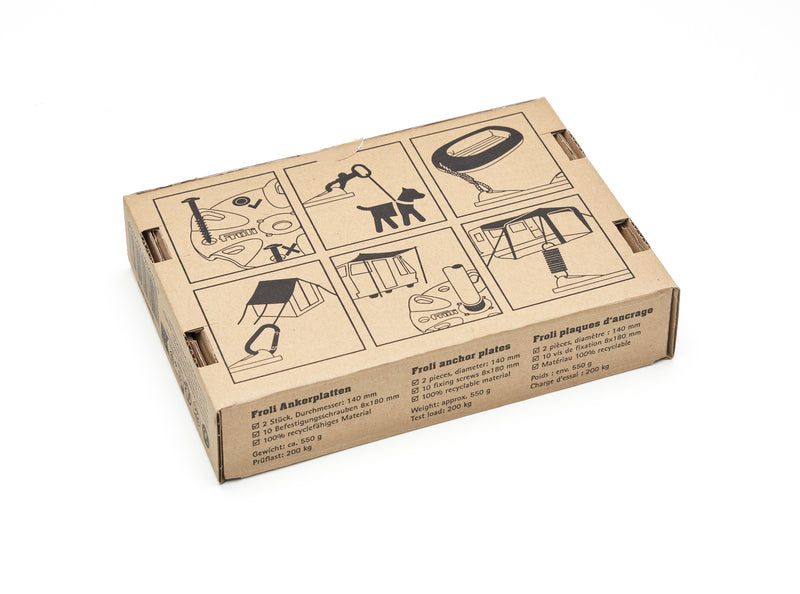 FROLI ankerplaten, 2 stuks