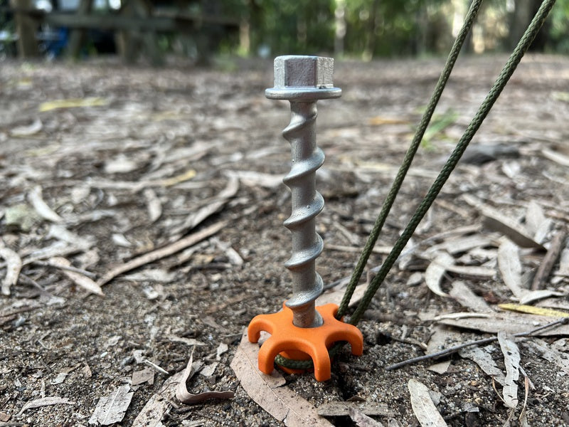 Peggy Peg schroefharing HeavyDuty set van 4, voor harde steenachtige grond