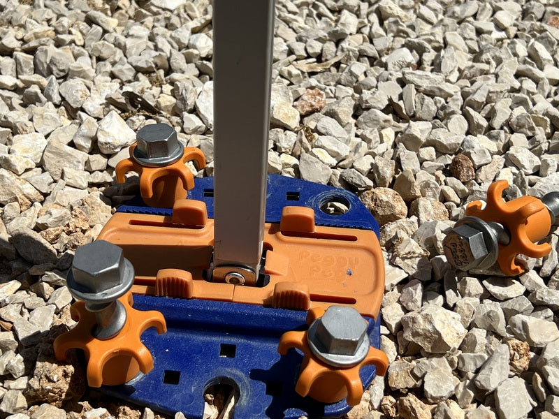 Peggy Peg schroefharing HeavyDuty set van 4, voor harde steenachtige grond