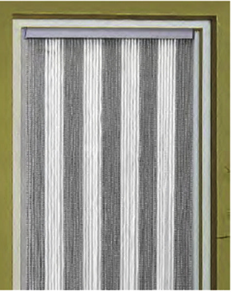 Deurgordijn KORDA 60 x 190cm /wit, grijs