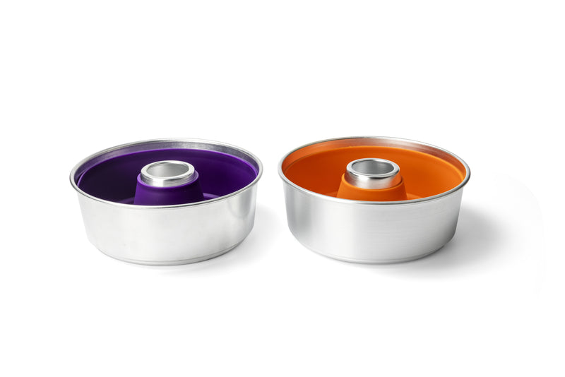 Siliconen bakvorm voor de Omnia Maxi-kampeeroven (3 l) – Ø 25 cm / H 9 cm – Oranje