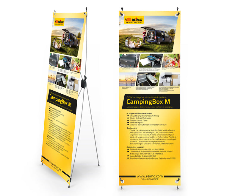 De mooie reclame voor de showroom of de vakbeurs