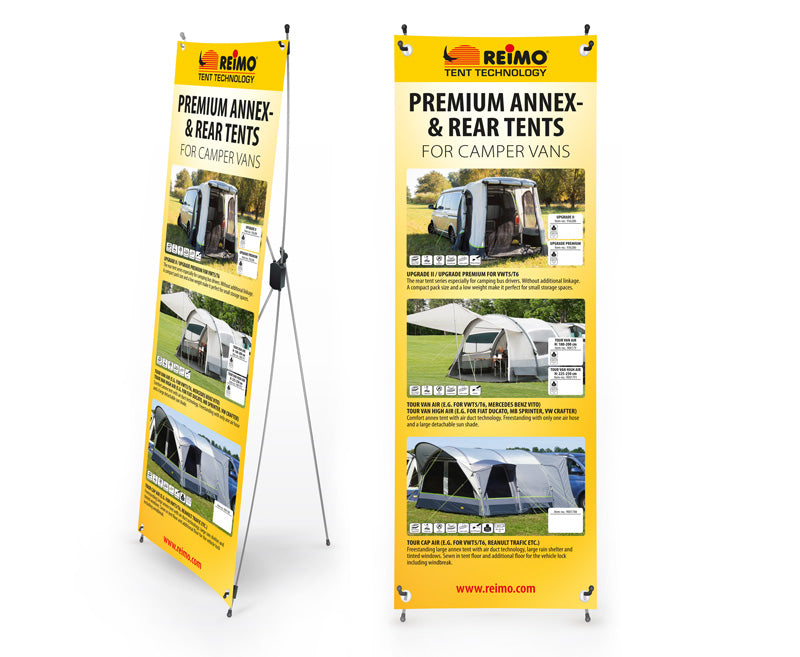 Tent Tec.X banier luchttent voor campingbusjes Engels, afmeting: 600x1800mm