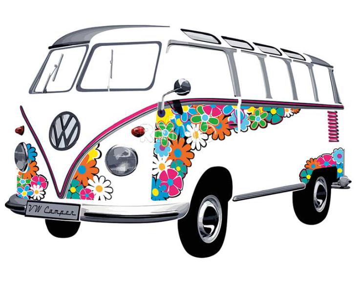 VW Collection 'VW Bulli' muurschilderij