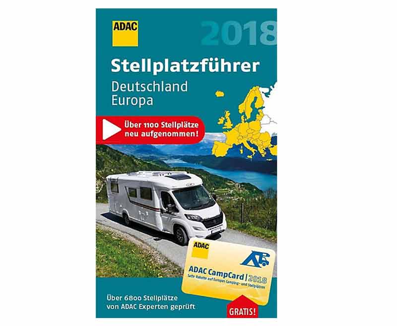 ADAC Standplaatsgids Duitsland + EU 2018
