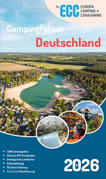 ECC-campinggids: Europe Camping + Caravan 2026 – Duitsland